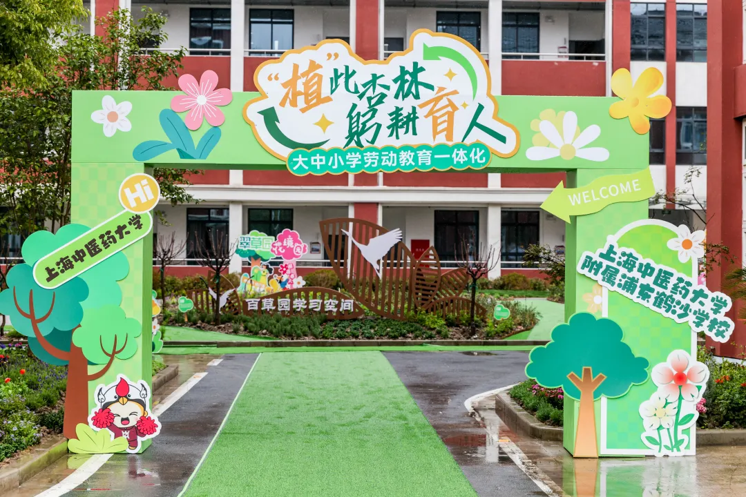 中医药文化+劳动教育 awc77万象城官网携手附属中小学共植杏树