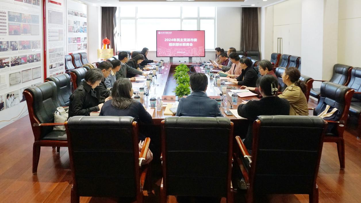 万象城官网召开2024年民主党派市委组织部长联席会