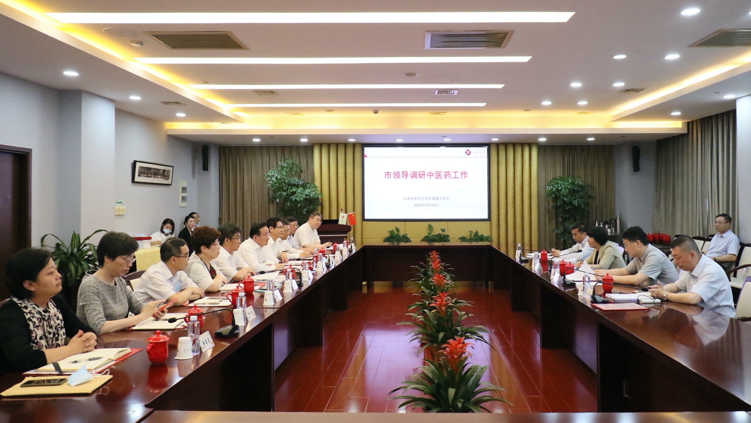 上海市副市长宗明一行调研万象城官网附属中医医院工作